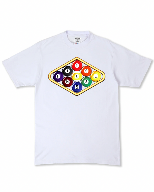 Nine Ball Tee White