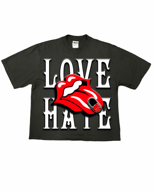 LOVE HATE Love Is a Drug Tee