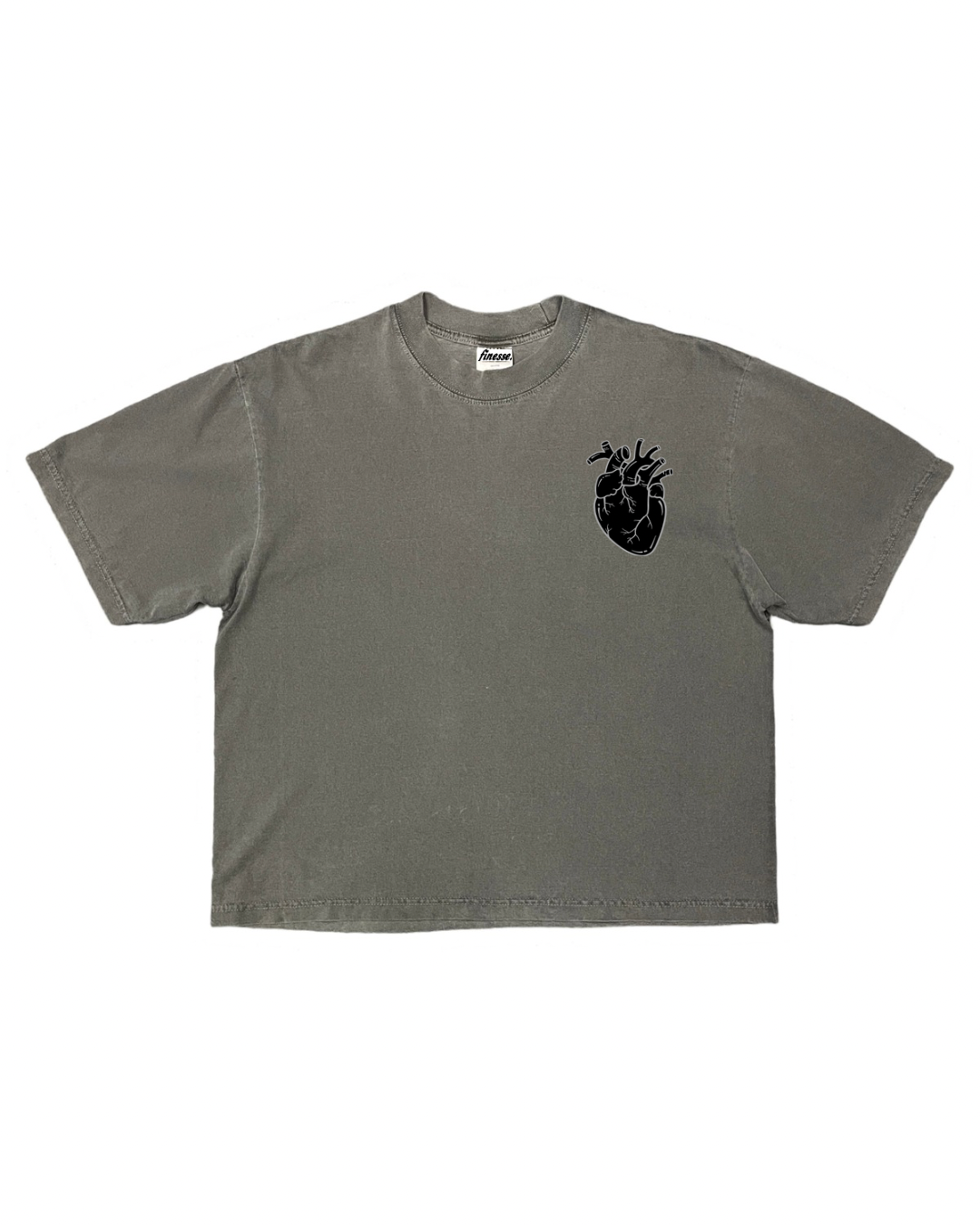 LOVE HATE Grey Tee